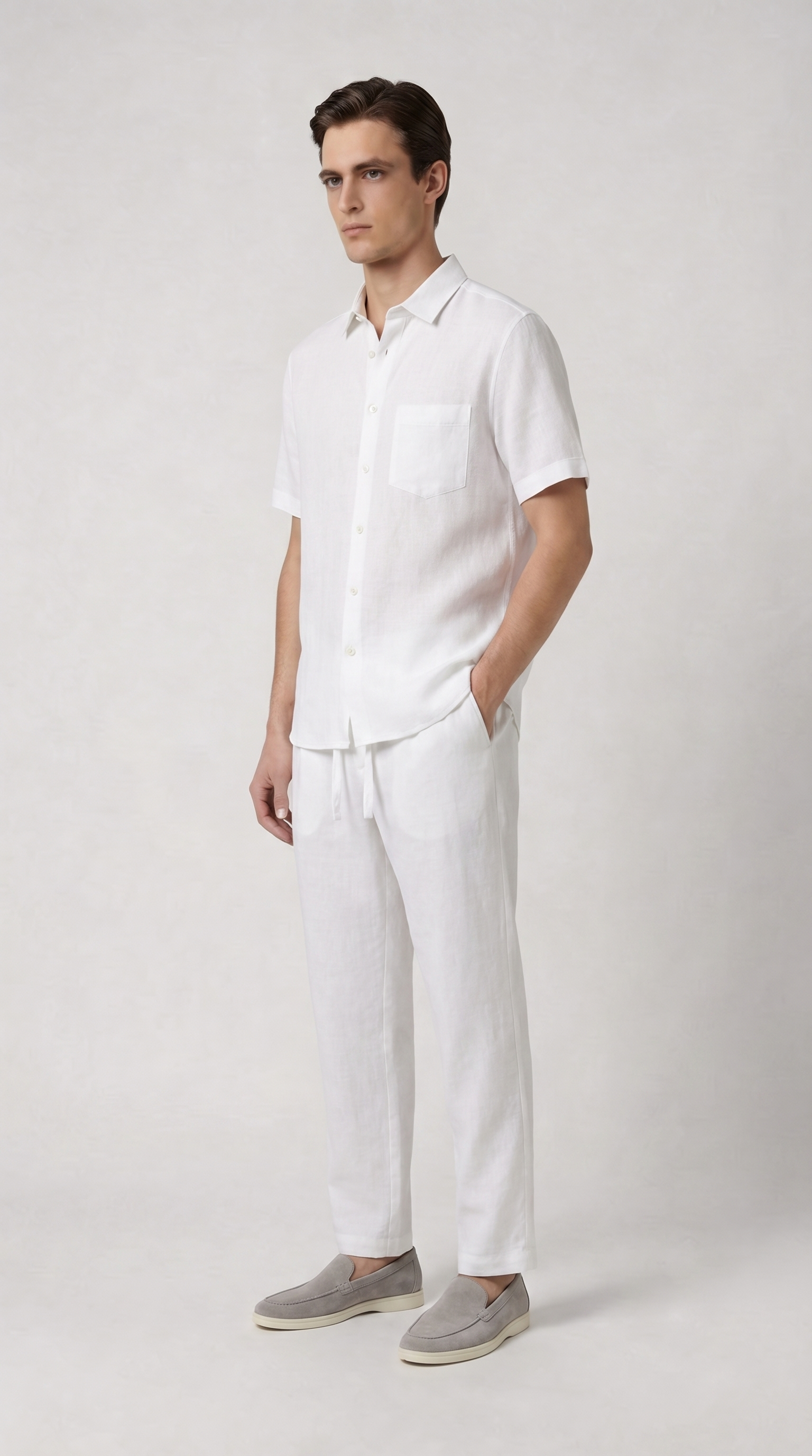 100% LINEN TROUSERS