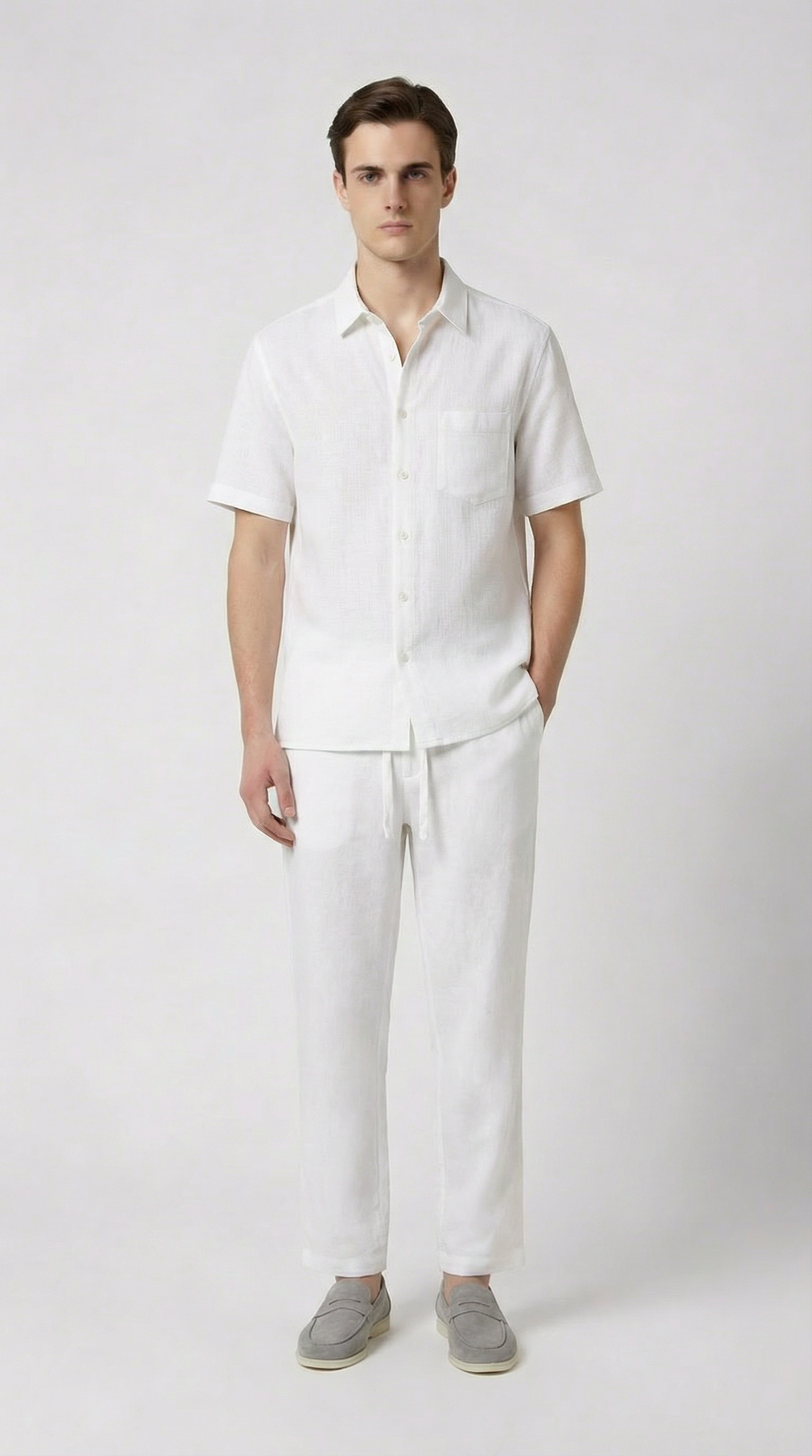 100% LINEN TROUSERS