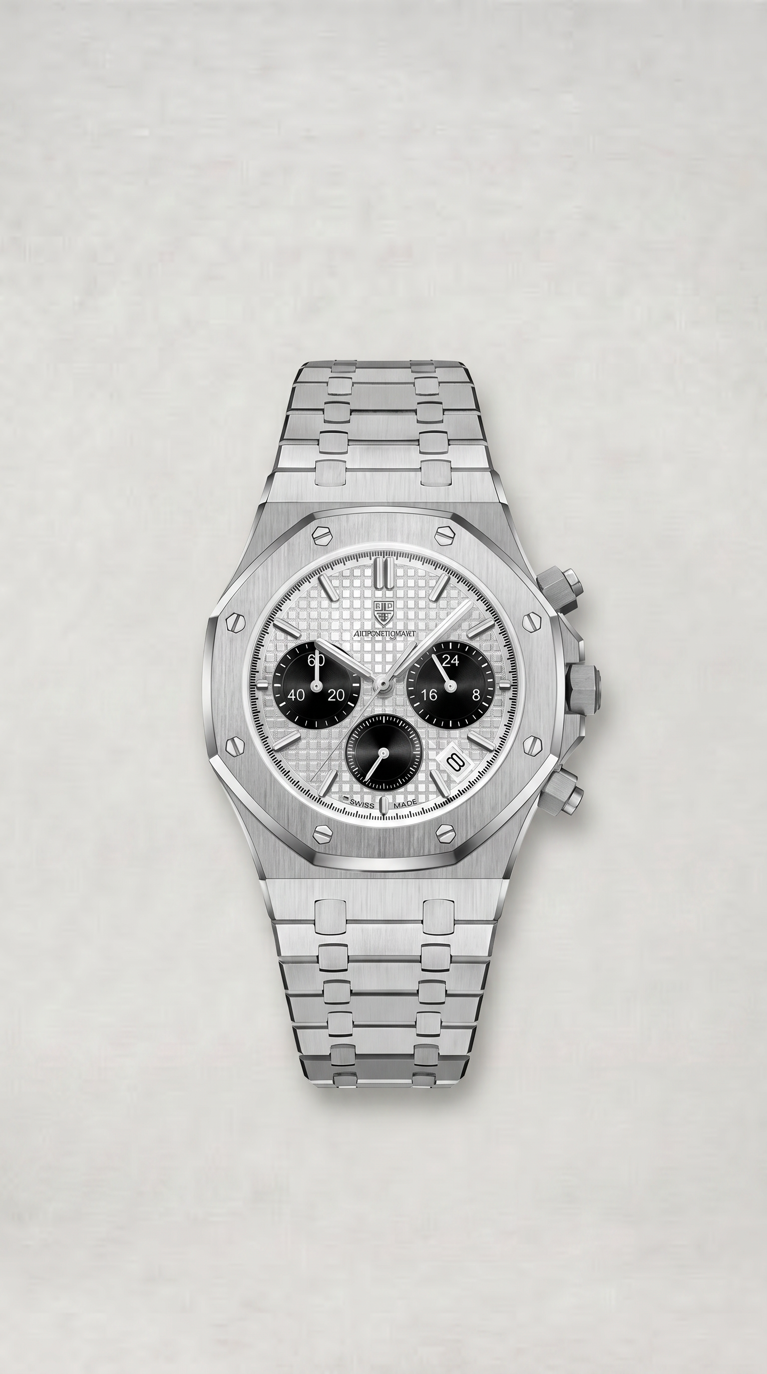 MONTRE CHRONO ACIER
