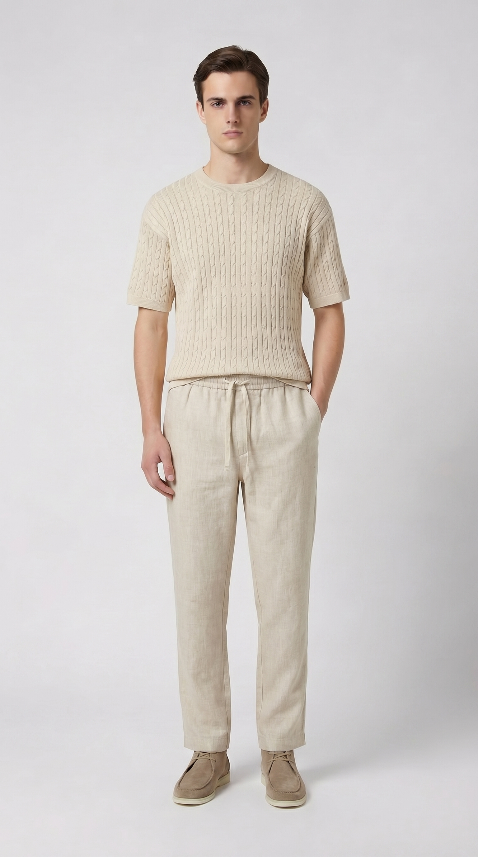 PANTALON 100 % LIN